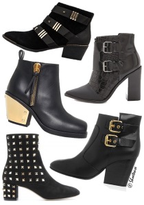black-booties-chunky-heeled-boots-fall-2013-trend